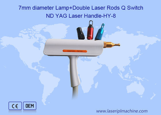 Guter Preis Laser Handpiece 7mm Durchmesser-Laser-Rod Handheld Tattoo Removal Nd Yag Online