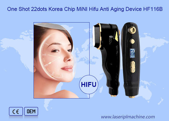Guter Preis Mini Hifu Schönheitsmaschine Ein Schuss 22 Punkte für Gesichtslifting Anti-Aging Online