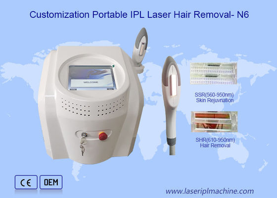 Guter Preis Mini-Protable-Enthaarungs-Laser IPL-Haar-Abbau bearbeitet Pigment für Hautpflege maschinell Online
